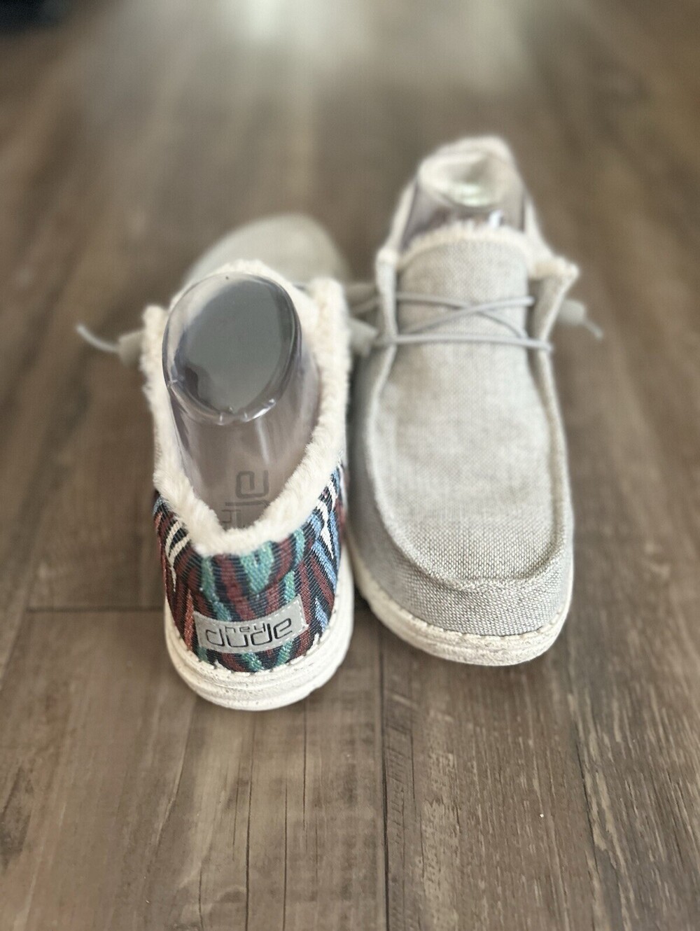 Hey Dude Wendy SE Women's Moccasins - Funk Wool Grey, Size 10 US